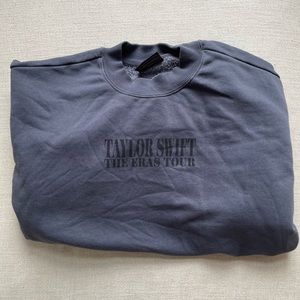 Taylor Swift Eras Blue Crewneck EXCLUSIVELY from stadium shows